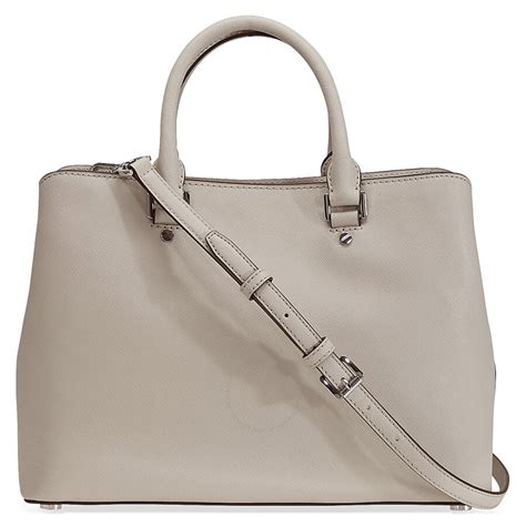 michael michael kors savannah medium satchel cement|MICHAEL Michael Kors Savannah Medium Satchel .